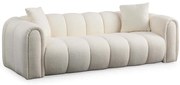 Καναπές Τριθέσιος Puffy 560ARE1544 240x105x75cm White