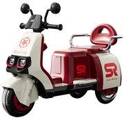 Παιδικό ηλεκτροκίνητο τρίκυκλο scooter - BJQ-SR - 731115 - Red/White