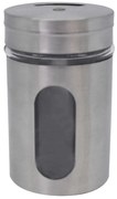 Αλατοπίπερα (Σετ 24 Τμχ.) 809431 5x5x8,2cm Inox Με Γυαλί Ankor Stainless Steel