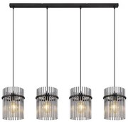 Κρεμαστό Φωτιστικό Οροφής 4xE27 Gorley Globo Lighting-15698-4H-Μαύρο 15698-4H