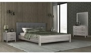 Savvidis Furniture  Κρεβάτι N55 Γκρι Ύφασμα Για Στρώμα 150x200 Σταχτί BEST-89000162