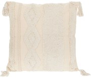 Διακοσμητικό Μαξιλάρι Υφασμάτινο Polycotton Μπεζ 42x42εκ. iliadis 90218