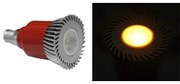 Adeleq Led Λάμπα Ισχύος E14 3W 230V 1 Led 30° Πορτοκαλί 13-14033