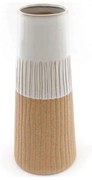 Βάζο Glazed 014.NI1047 33cm Natural-Ecru Ceramic