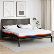 vidaXL Στρώμα Λευκό, Γκρι 180 x 200 cm Pěna