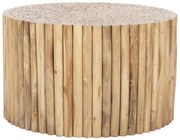 Τραπέζι Σαλονιού Cooter HM9863 Φ80x50cm Natural