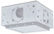 Φωτιστικό Οροφής-Πλαφονιέρα Moon 63236 E 30x30x16,5cm 2xE27 Grey Ango