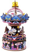 3D Puzzle Rolife Starry Night Merry-go-round DIY Music Box AM44