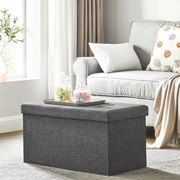 Ταμπουρέ Με Αποθηκευτικό Χώρο (76x38x38) Songmics LSF47K