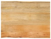 vidaXL Επιφάνεια Τραπεζιού 80x60x3,8 εκ. Live Edge Μασίφ Ξύλο Μάνγκο