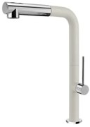 Armando Vicario Tozo 48580 Granite Polaris Μπαταρία Κουζίνας Με Υψηλό Περιστρεφόμενο Ρουξούνι και Συρόμενο Ντους