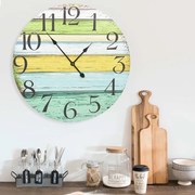 vidaXL 325185  Wall Clock Multicolour 60 cm MDF