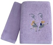 Πετσέτες Βρεφικές Ballerines (Σετ 2τμχ) Purple Astron Σετ Πετσέτες 70x130cm 100% Βαμβάκι