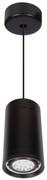 Φωτιστικό Οροφής VK/04053PE/B/L Φ12x21,2cm 1xGU10 50W Black VKLed