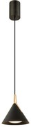 Φωτιστικό Οροφής Jolly 4274000 Φ15x150cm Led 640lm 8,4W Black-Gold Viokef