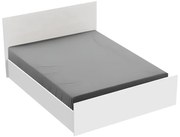 Κρεβάτι διπλό Toscana pakoworld σε λευκή απόχρωση 160x200εκ