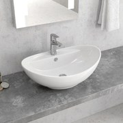 Νιπτήρας Επικαθήμενος LT 3073 59x39x21cm White Karag Πορσελάνη