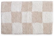 Ταπέτο Μπάνιου Chess Ecru Nef-Nef Homeware 50 X 80 100% Βαμβάκι