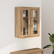 vidaXL Κρεμαστό Ντουλάπι Τοίχου Αρτισιανή Δρυς 69,5x34x90εκ Επεξ. Ξύλο