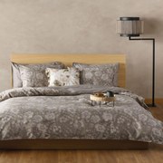 Παπλωματοθήκη Brixton 15 (Σετ 3τμχ) Greige Kentia Υπέρδιπλo 220x240cm 100% Βαμβακοσατέν