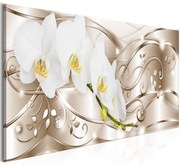 Πίνακας - Flowering (1 Part) Narrow Beige 120x40