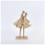 Διακοσμητικό Γλυπτό ζευγάρι Χρυσό 21.5x9x34cm 752-27083 Estheti-752-27083-Χρυσό 752-27083