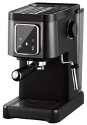 Finlux FEM-1698 Black Μηχανή Espresso 1100W Πίεσης 20bar, Μαύρη