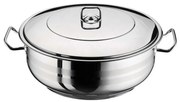 Κατσαρόλα Πλασωτέ Arian 430 ISF00100334 34x13cm 12Lt Inox Isfa Metal 34cm Ανοξείδωτο Ατσάλι