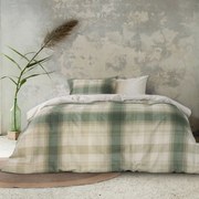 Μαξιλαροθήκες Naive (Σετ 2τμχ) Green-Beige Nima 52X72 52x72cm 100% Cotton