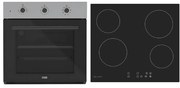 ΣΕΤ ΦΟΥΡΝΟΣ SF6008 INOX + ΕΣΤΙΑ ΚΕΡΑΜΙΚΗ SF6821HV4 SILIFO
