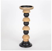Κηροπήγιο Ξύλινο καφέ 125x12.50x35cm 752-23017 Estheti-752-23017-Καφέ 752-23017