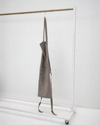 Μονόχρωμη Ποδιά Μπούστο Κουζίνας Chaves 70x85cm  Γκρι Σκούρο