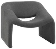 Intrahome Πολυθρόνα Clous Intrahome μπουκλέ ύφασμα σε ανθρακί απόχρωση 86x77x73.5εκ | SKU: INTRAPA-461111125