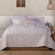 Κουβερλί Garnet Mauve Nef-Nef Μονό 180x240cm Microfiber-Polyester