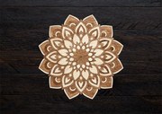 Intra απο ξύλο plywood 3mm-4mm πάχος - Πολυεπίπεδη Μάνταλα Δίασταση 30x30 cm Intraeaxys-qommdlko