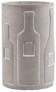 Σαμπανιέρα Big Bottles LBTRD0016239 13,5x21cm White-Grey Raeder Τσιμέντο