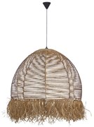 Φωτιστικό Οροφής Μονόφωτο Heronia Mackrame 31-1298 Bamboo