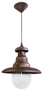 Φωτιστικό Οροφής Μονόφωτο Heronia Pyrofani 26-0027 Copper