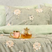 Ζεύγος Μαξιλαροθήκες (50x70) Melinen Casual Line Gianna Grey/Aqua