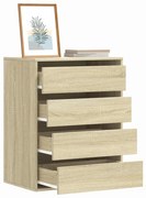 vidaXL Συρταριέρα Sonoma Δρυς 60x41x76 εκ. από Επεξεργ. Ξύλο