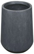 Κασπώ Πήλινο Βαρέλι 06-00-23213-S Φ30x45cm Anthracite Marhome Πηλός
