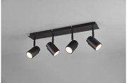 Σποτ Φωτιστικό Ράγας 4xGU10 5W IP20 Angelo 880400432 Trio Lighting-880400432-Μαύρο 880400432