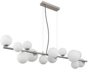 Κρεμαστό Φωτιστικό Οροφής 13xG9 LED 3,5W Νίκελ Riha 56140-13H Globo Lighting-56140-13H-Νίκελ Ματ 56140-13H