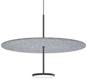 Φωτιστικό Οροφής Sky Sound 24 10570/10579 61x44,4cm Led 1250lm 18W Black-Grey Pablo Designs