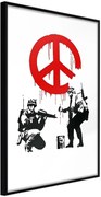 Αφίσα - Banksy: CND Soldiers I - 40x60 - Μαύρο - Χωρίς πασπαρτού