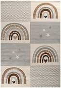 Παιδικό Χαλί DIAMOND 40111/895 &#8211; 133×190 cm 133X190 ΜΠΕΖ-ΚΑΦΕ-ΓΚΡΙ