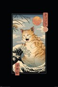 Αφίσα Vincent Trinidad - Catzilla Ukiyoe