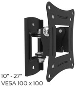 Βάση Τηλεόρασης 10"-27" Vesa 100x100 OSIO OSM-1027