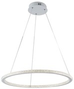 Φωτιστικό Οροφής Bryant LED-BRYANT-S1C 45W Led Φ60cm 150cm White Luce Ambiente Design Αλουμίνιο