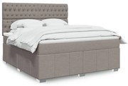 ΚΡΕΒΑΤΙ BOXSPRING ΜΕ ΣΤΡΩΜΑ TAUPE 180X200 ΕΚ. ΥΦΑΣΜΑΤΙΝΟ 3291758